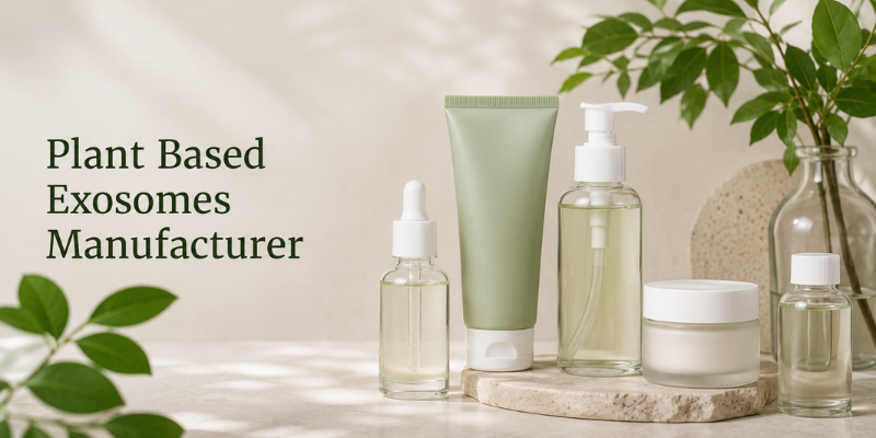 Plant Based Exosomes Manufacturer for private label skincare products