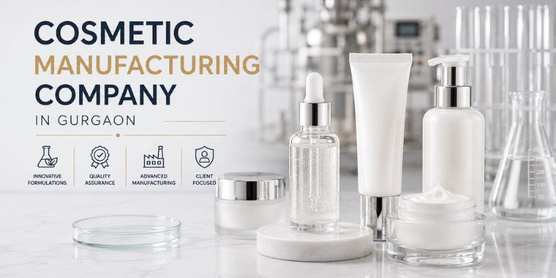 Cosmetic Manufacturing Company in Gurgaon offering private label solutions