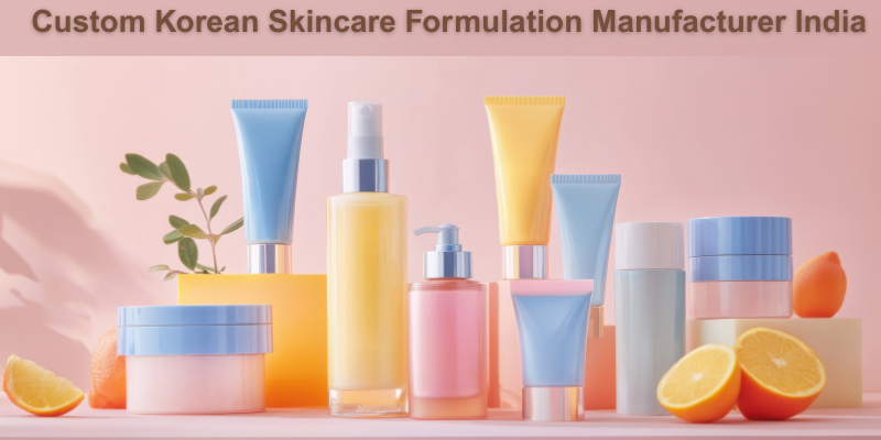 Custom Korean Skincare Formulation Manufacturer India