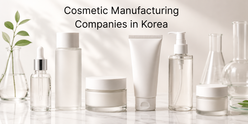 Cosmetic Manufacturing Companies in Korea for skincare and beauty products
