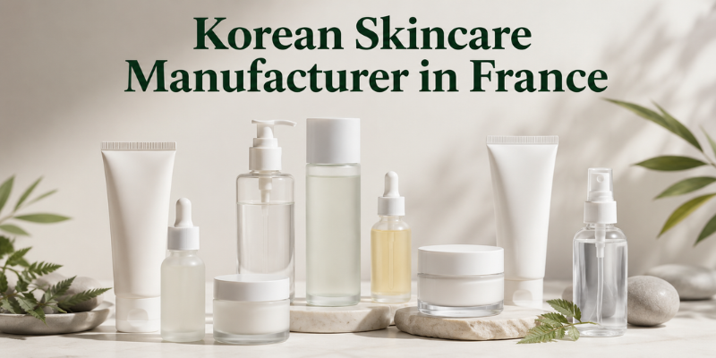Korean Skincare Manufacturer in France offering private label, OEM, and ODM K-beauty product development solutions.