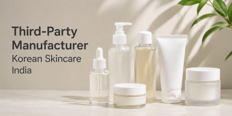 Third-party manufacturer Korean skincare India for private label brands