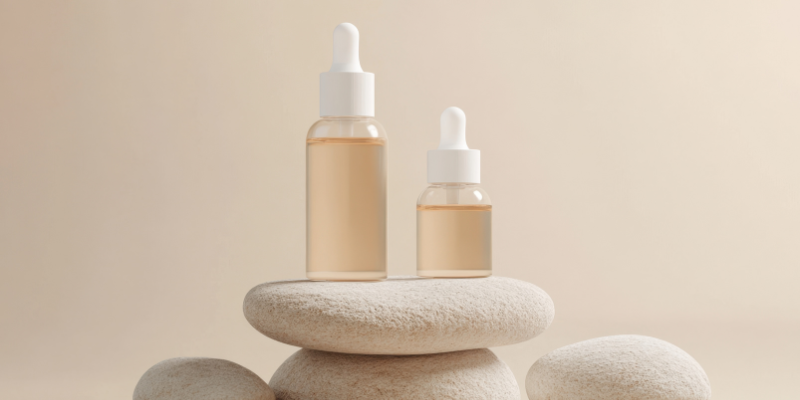 K-beauty products manufacturing company India by Dermat India showcasing Korean-inspired skincare serums, creams, and premium private label packaging.