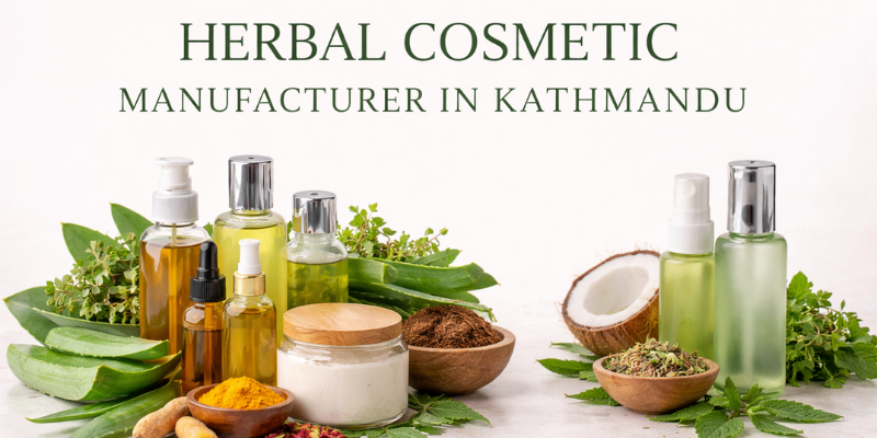 Herbal cosmetic manufacturing facility in Kathmandu