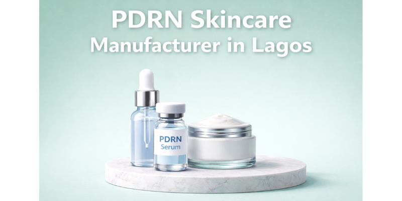 PDRN skincare manufacturer in Lagos GMP certified production facility