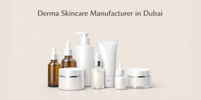 Derma skincare products by Dermat India, Dubai – private label and third-party manufacturing solutions for brands