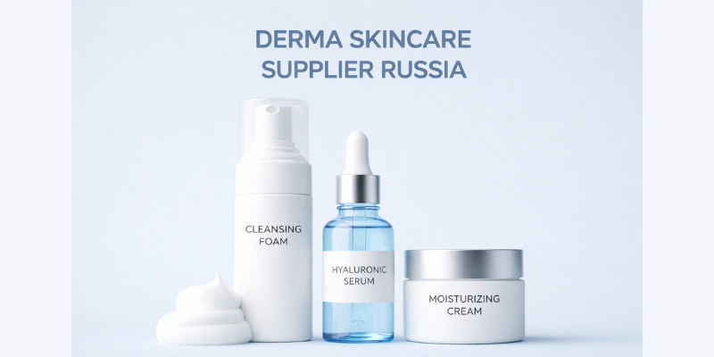Derma skincare supplier Russia – Dermat India dermatology products for global export
