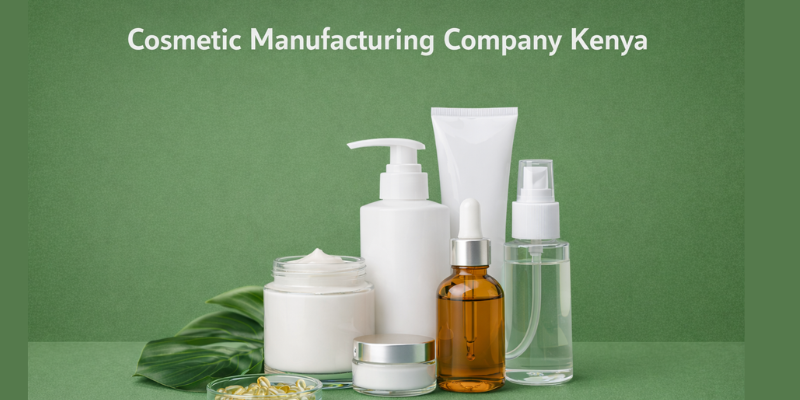 Cosmetic scientists testing skincare formulations in a laboratory.