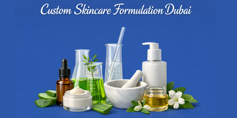 Custom skincare formulation Dubai by DERMAT INDIA for premium dermatology and beauty brands