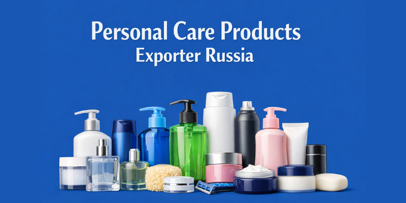 Personal care products exporter Russia supplying skincare and hygiene products to DERMAT India