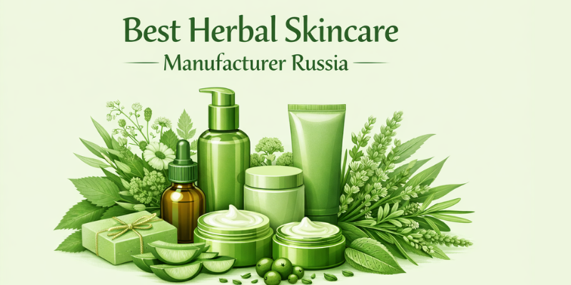 Best Herbal Skincare Manufacturer Russia by Dermat India producing natural skincare products