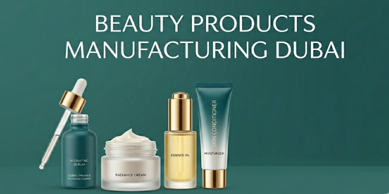 Beauty Products Manufacturing Dubai by Dermat India private label and third party cosmetic production services