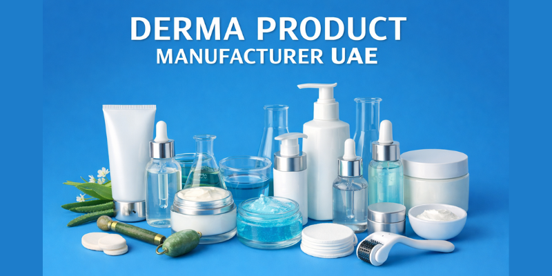 Derma product manufacturer UAE facility by Dermat India with advanced skincare production