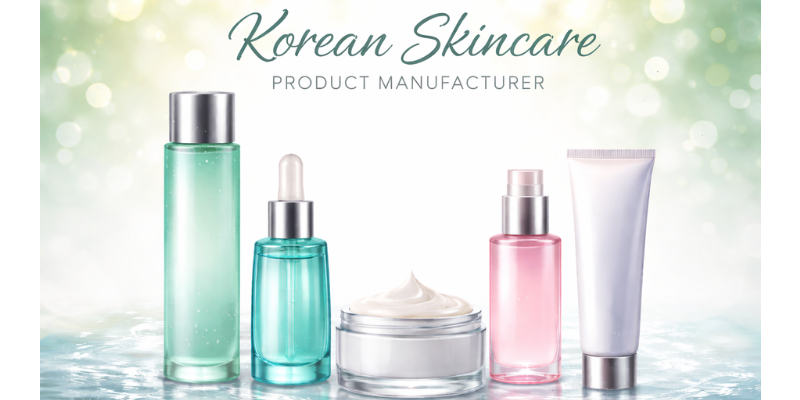 Korean skincare products manufacturing with advanced formulations and modern production facility