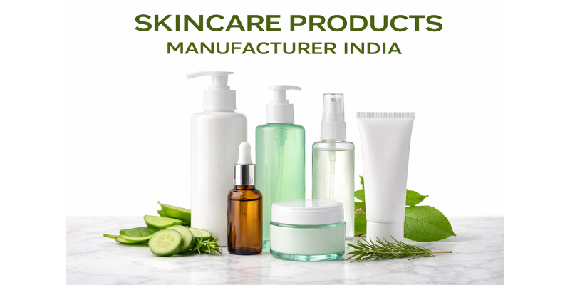 Skincare products manufacturing facility in India producing creams, serums and lotions