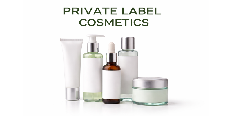Private label cosmetics manufacturing facility producing skincare, haircare, and makeup products
