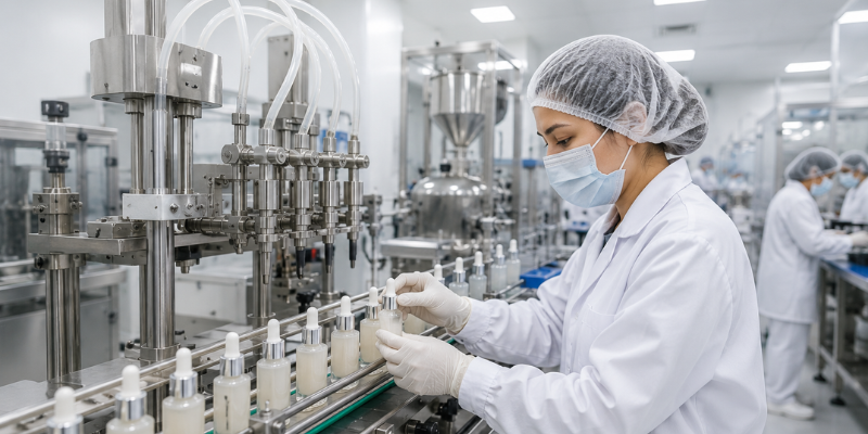 Vegan Collagen Serum Manufacturing