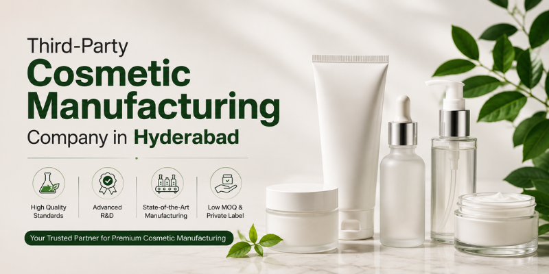 Third-Party Cosmetic Manufacturing Company in Hyderabad – Dermat India